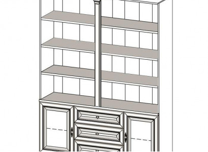 Armoire classique Armoire murale Vitrine Vitrine en bois